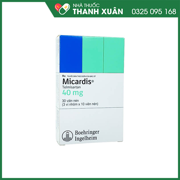 Thuốc Micardis 40mg điều trị tăng huyết áp